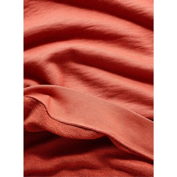 Madewell MWL Pullover Sweatshirt Rust Red Slouchy Raglan Sleeve Top Size M - Picture 14 of 14